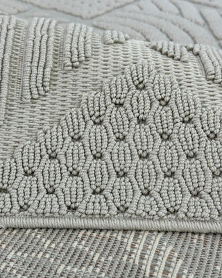 Curl Patterned Machine Made Carpet Gray