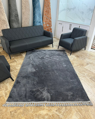 Soft Plush Carpet Anthracite