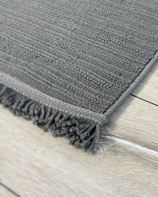 Buklem Plain Machine Made Carpet Anthracite