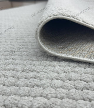 Defne simple pattern machine carpet gray