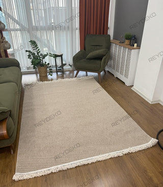 Defne simple pattern machine carpet mink