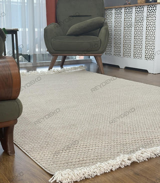 Defne simple pattern machine carpet mink