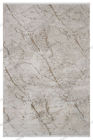 Eva Modern Pattern Machine Carpet Beige